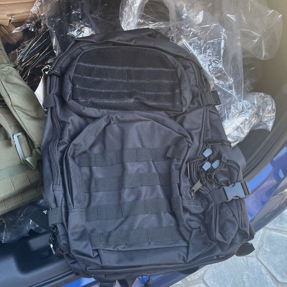 Black Tactical Backpack